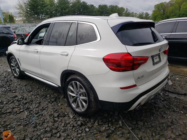 5UXTR9C53KLR08179 - 2019 BMW X3 XDRIVE30I WHITE photo 2