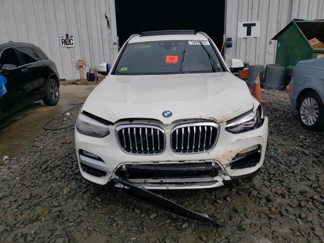 5UXTR9C53KLR08179 - 2019 BMW X3 XDRIVE30I WHITE photo 5