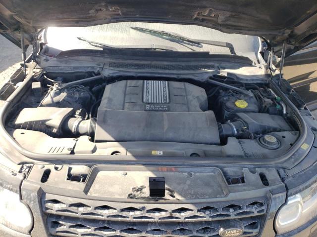 SALWV2TF1EA344776 - 2014 LAND ROVER RANGE ROVE AUTOBIOGRAPHY BLACK photo 11