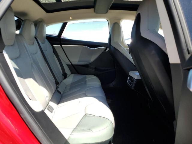 5YJSA1S12EFP65799 - 2014 TESLA MODEL S RED photo 10