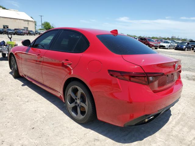 ZARFAEBN8H7533302 - 2017 ALFA ROMEO GIULIA RED photo 2