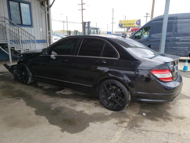 WDDGF56XX9F209762 - 2009 MERCEDES-BENZ C 350 BLACK photo 2