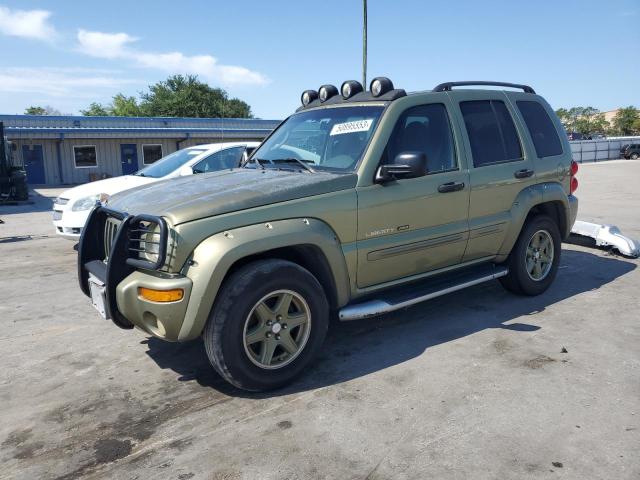 1J8GL38K22W347481 - 2002 JEEP LIBERTY RENEGADE GREEN photo 1