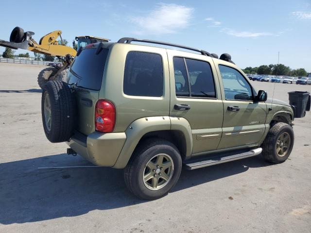 1J8GL38K22W347481 - 2002 JEEP LIBERTY RENEGADE GREEN photo 3