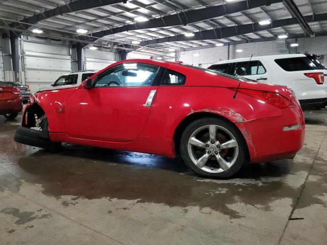 JN1BZ34E28M751212 - 2008 NISSAN 350Z COUPE RED photo 2