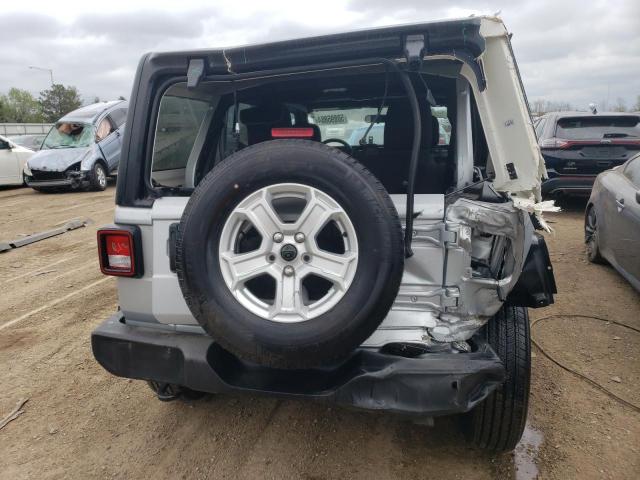 1C4HJXDG7NW180341 - 2022 JEEP WRANGLER U SPORT SILVER photo 6