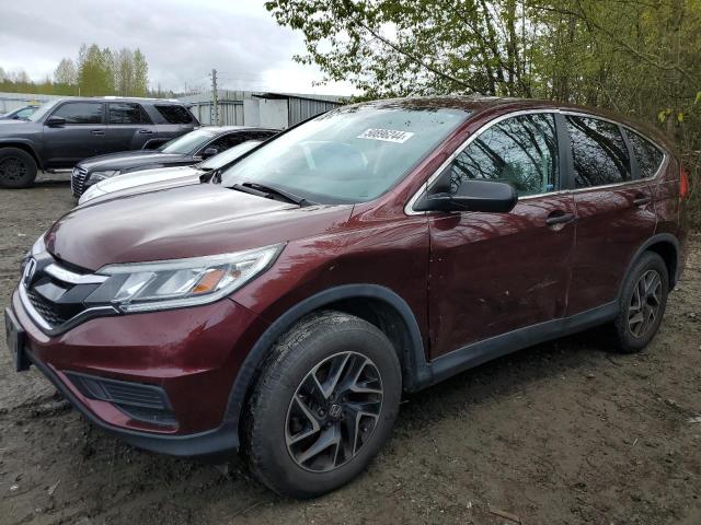 2HKRM4H48GH637418 - 2016 HONDA CR-V SE MAROON photo 1