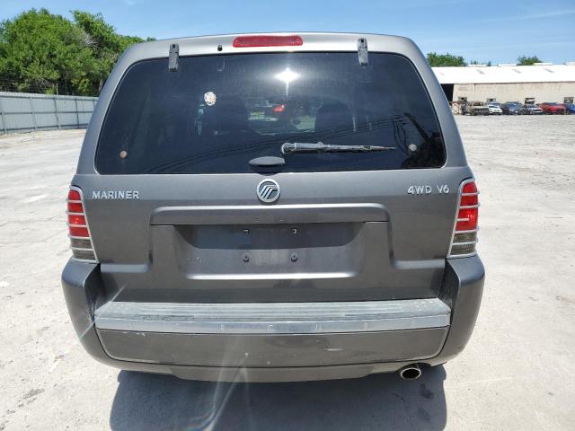 4M2CU57115DJ19165 - 2005 MERCURY MARINER GRAY photo 6