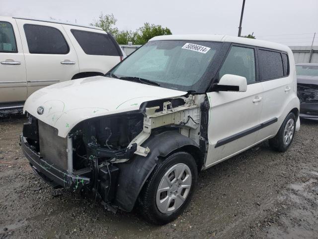 KNDJT2A53D7525570 - 2013 KIA SOUL WHITE photo 1