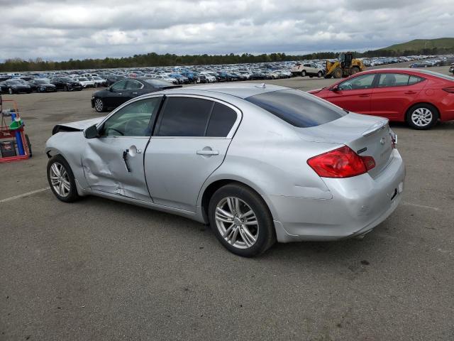 JN1CV6AR7DM757185 - 2013 INFINITI G37 SILVER photo 2