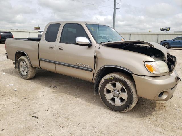 5TBRU34146S482700 - 2006 TOYOTA TUNDRA ACCESS CAB SR5 TAN photo 4