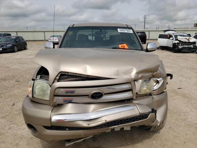 5TBRU34146S482700 - 2006 TOYOTA TUNDRA ACCESS CAB SR5 TAN photo 5