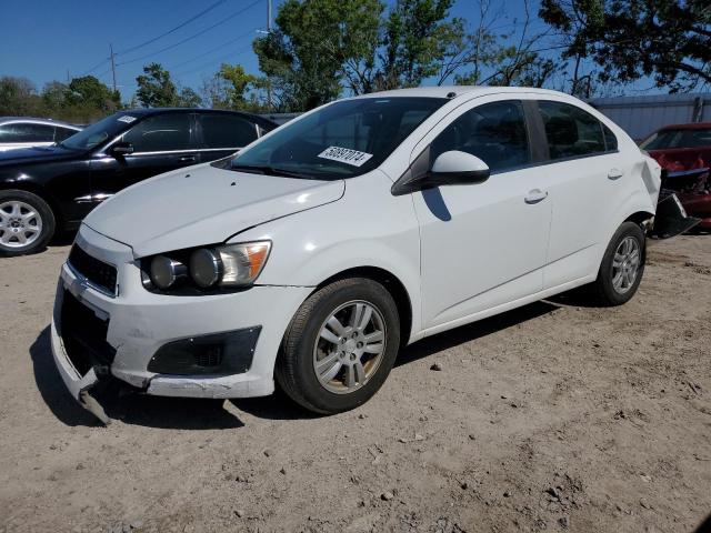 1G1JC5SH7E4157478 - 2014 CHEVROLET SONIC LT WHITE photo 1