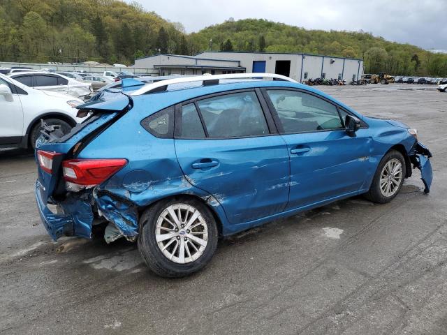 4S3GTAB69J3718868 - 2018 SUBARU IMPREZA PREMIUM BLUE photo 3