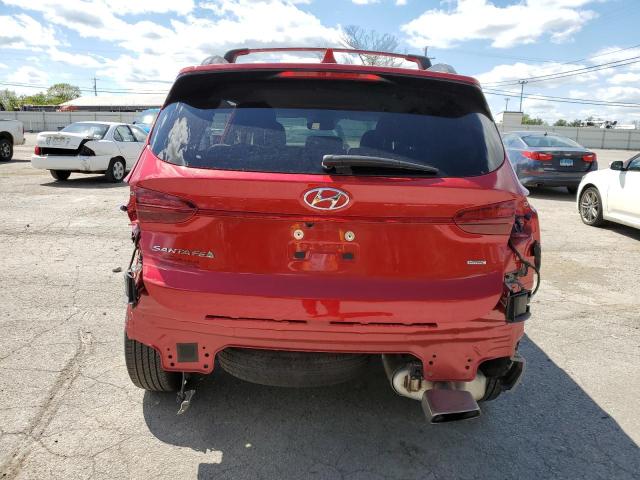 5NMS6DAJ1NH445442 - 2022 HYUNDAI SANTA FE SEL RED photo 6