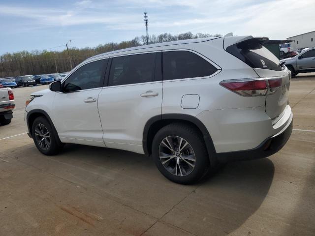 5TDJKRFH2GS300405 - 2016 TOYOTA HIGHLANDER XLE 白色 照片 2