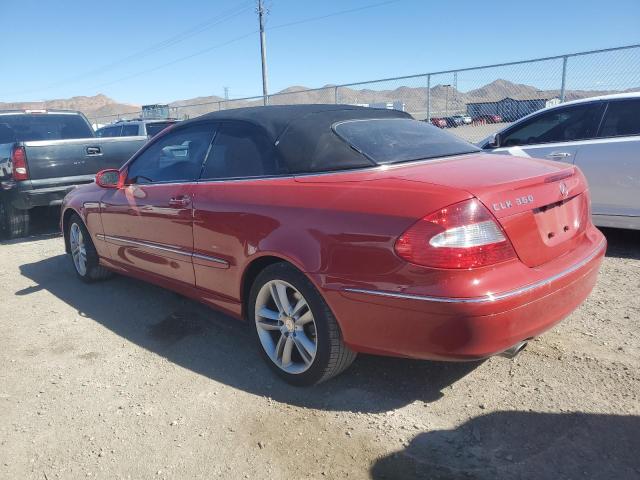 WDBTK56F68T092207 - 2008 MERCEDES-BENZ CLK 350 RED photo 2