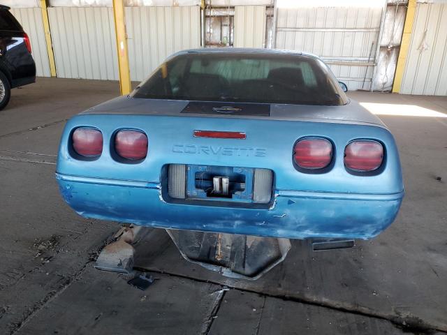 1G1YY2382M5114088 - 1991 CHEVROLET CORVETTE BLUE photo 6