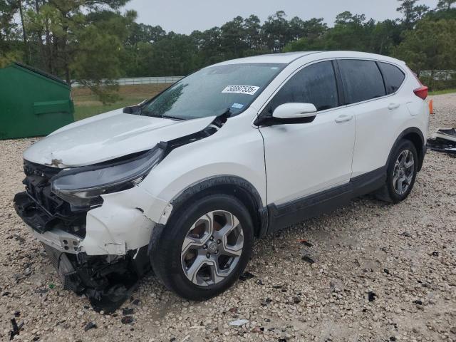 5J6RW1H51KA006375 - 2019 HONDA CR-V EX WHITE photo 1