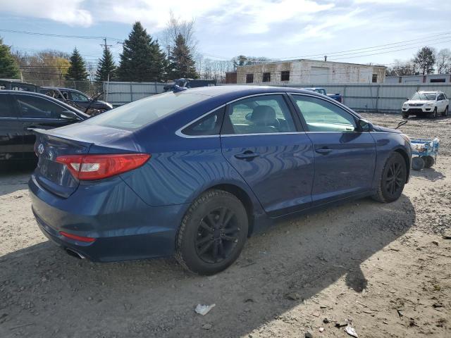 5NPE24AF0GH331345 - 2016 HYUNDAI SONATA SE BLUE photo 3