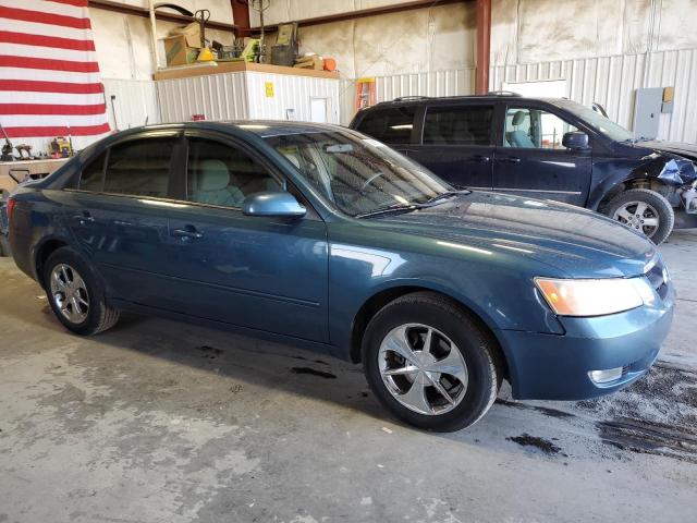 5NPEU46FX7H165550 - 2007 HYUNDAI SONATA SE BLUE photo 4