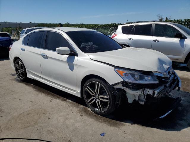 1HGCR2F55HA106842 - 2017 HONDA ACCORD SPORT WHITE photo 4