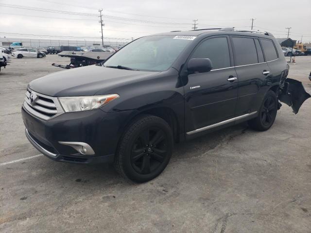 5TDYK3EH2DS134539 - 2013 TOYOTA HIGHLANDER LIMITED BLACK photo 1