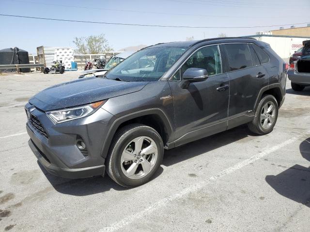 4T3B6RFV2MU024784 - 2021 TOYOTA RAV4 XLE PREMIUM GRAY photo 1