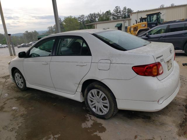 1NXBU40E39Z032393 - 2009 TOYOTA COROLLA BASE WHITE photo 2