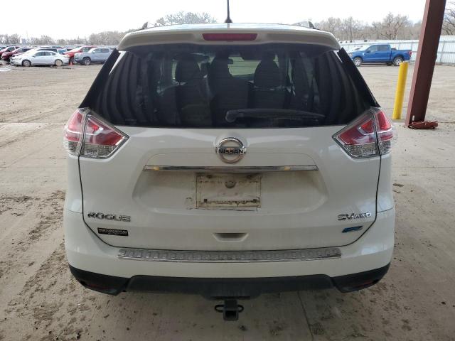 5N1AT2MV9FC798207 - 2015 NISSAN ROGUE S WHITE photo 6