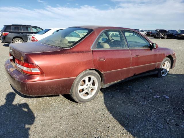 JT8BF28G610328902 - 2001 LEXUS ES 300 BURGUNDY photo 3