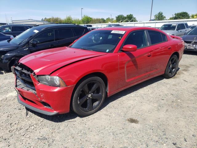 2C3CDXHG0CH280339 - 2012 DODGE CHARGER SXT RED photo 1