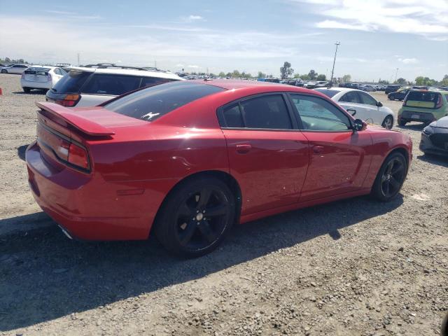 2C3CDXHG0CH280339 - 2012 DODGE CHARGER SXT RED photo 3