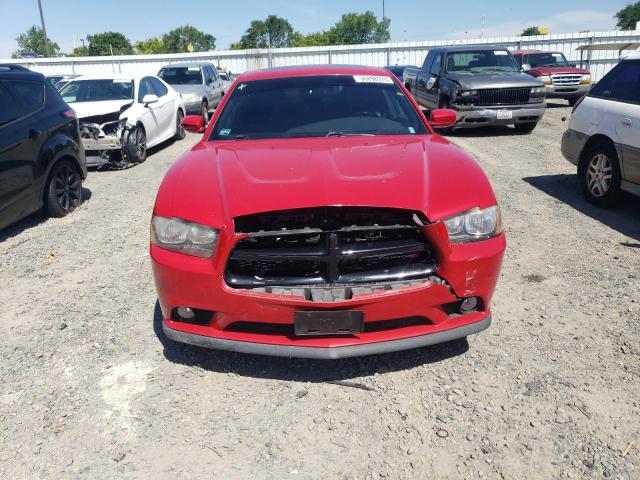 2C3CDXHG0CH280339 - 2012 DODGE CHARGER SXT RED photo 5
