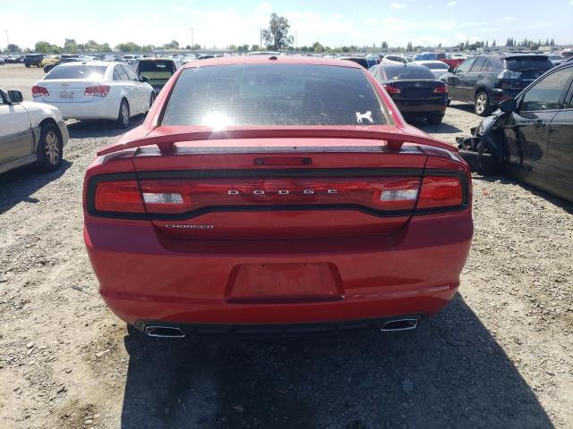 2C3CDXHG0CH280339 - 2012 DODGE CHARGER SXT RED photo 6