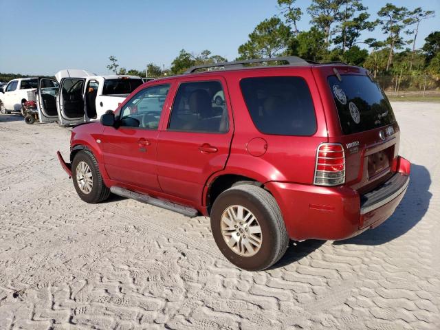 4M2CU81117KJ05114 - 2007 MERCURY MARINER LUXURY RED photo 2