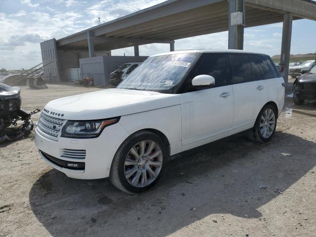 SALGV2EF3GA275643 - 2016 LAND ROVER RANGE ROVE AUTOBIOGRAPHY WHITE photo 1