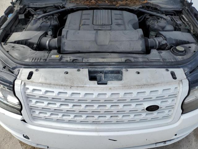 SALGV2EF3GA275643 - 2016 LAND ROVER RANGE ROVE AUTOBIOGRAPHY WHITE photo 12