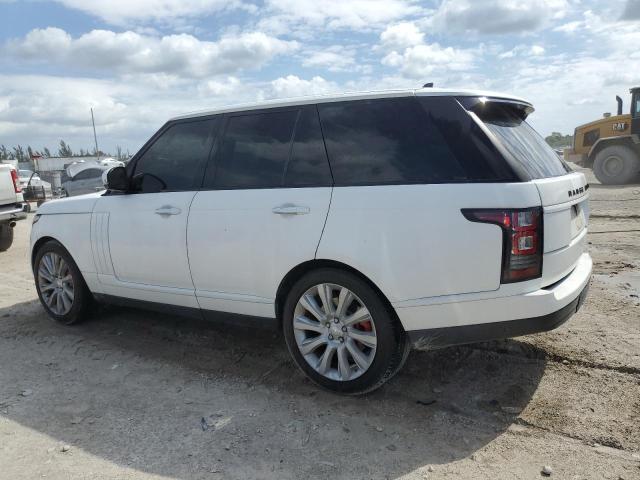 SALGV2EF3GA275643 - 2016 LAND ROVER RANGE ROVE AUTOBIOGRAPHY WHITE photo 2