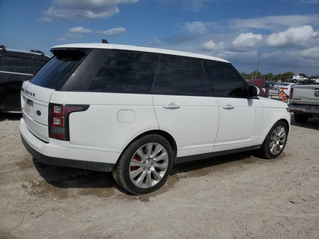 SALGV2EF3GA275643 - 2016 LAND ROVER RANGE ROVE AUTOBIOGRAPHY WHITE photo 3