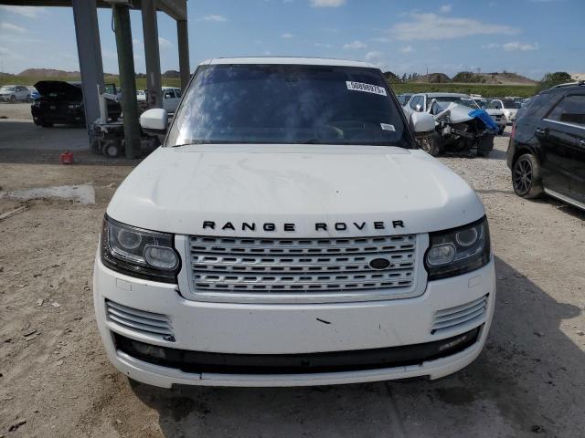 SALGV2EF3GA275643 - 2016 LAND ROVER RANGE ROVE AUTOBIOGRAPHY WHITE photo 5