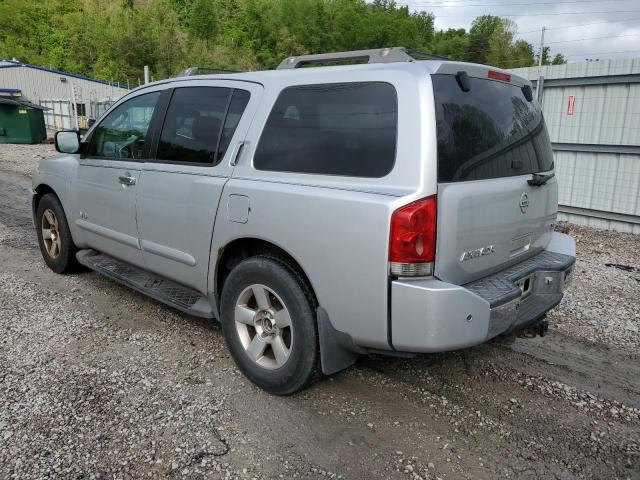 5N1AA08A76N743809 - 2006 NISSAN ARMADA SE SILVER photo 2