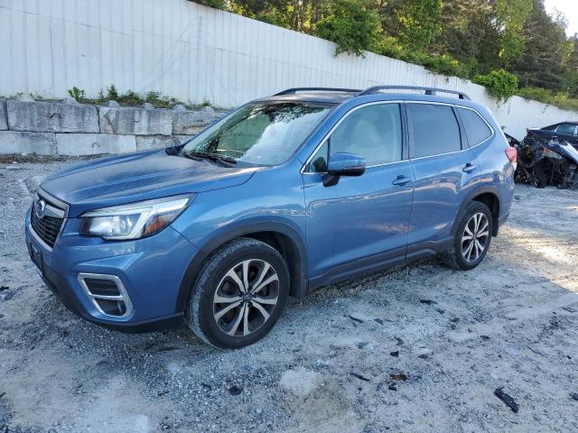 JF2SKAUC6KH405427 - 2019 SUBARU FORESTER LIMITED BLUE photo 1