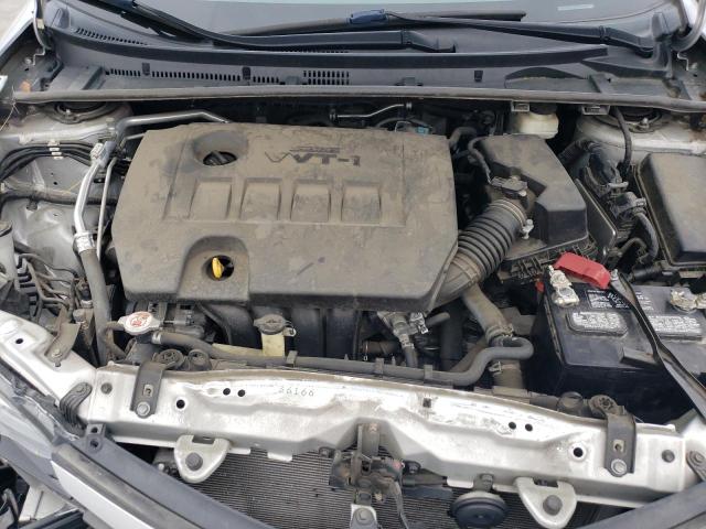 5YFBURHE6KP861533 - 2019 TOYOTA COROLLA L SILVER photo 11