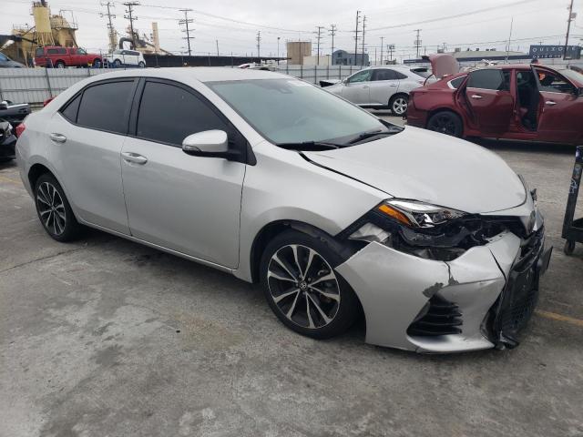 5YFBURHE6KP861533 - 2019 TOYOTA COROLLA L SILVER photo 4