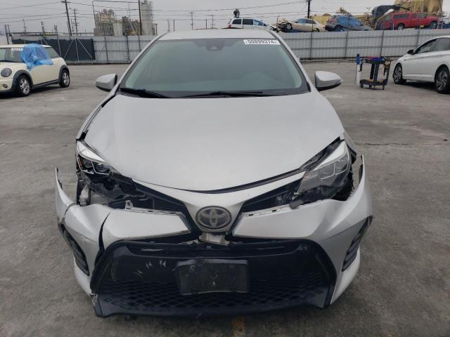 5YFBURHE6KP861533 - 2019 TOYOTA COROLLA L SILVER photo 5