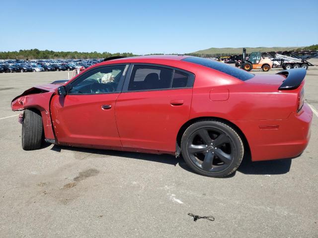 2C3CDXHG2DH594849 - 2013 DODGE CHARGER SXT RED photo 2