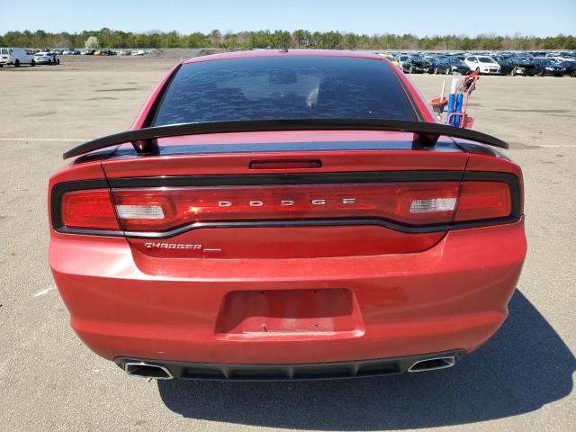 2C3CDXHG2DH594849 - 2013 DODGE CHARGER SXT RED photo 6