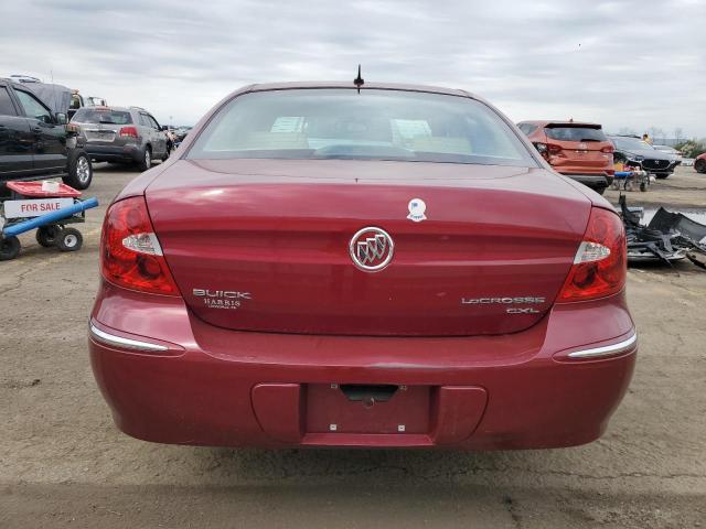 2G4WD582871249612 - 2007 BUICK LACROSSE CXL RED photo 6