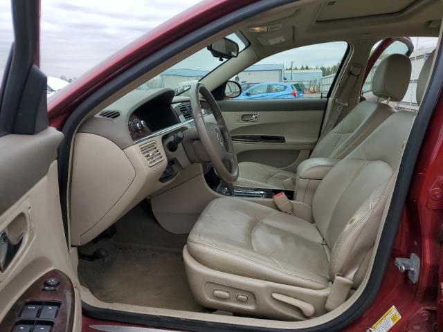 2G4WD582871249612 - 2007 BUICK LACROSSE CXL RED photo 7